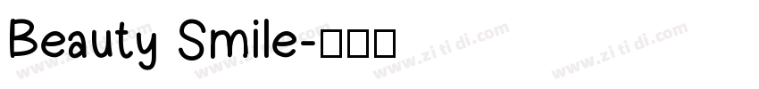 Beauty Smile字体转换